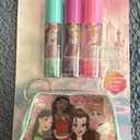 Disney Princess Set Lip Gloss 3 Pack W/Bonus Pouch