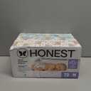 The Honest Company Comfort Dry Disposable Daytime Diapers for Sensitive Skin, Hypoallergenic, Above It All + All the Alpacas, Club Box Size Newborn 72 Count