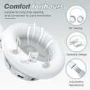 BERIBES Upgraded Hybrid Active Noise Cancelling Wireless Headphones with Transparent Modes, 70H Playtime Bluetooth Headphones Wireless with Mic, Deep Bass, 3.5MM Cable, Soft-Earpads, Fast Charging-Silver