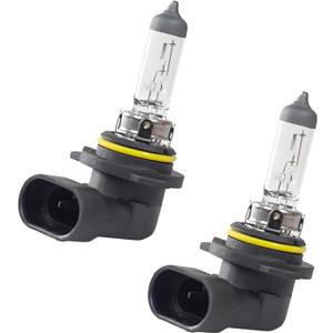 2 PCS 9006 Car High Low Beam Bulb, 12V 55W Transparent Shock-resistant Quartz Glass Halogen Headlights, Universal Automotive Headlight Bulbs Replacement for Most Cars, SUVs (White Light)