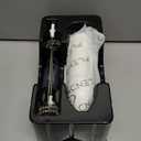 Rechargeable Milk Frother Handheld, Coffee Frother Handheld with USB-C Charging Stand, Electric Drink Mixer Handheld, Mini Electric Whisk Frother for Coffee, Matcha, etc (Blizzard White)