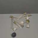 2 Sets(6 Pcs) Brass Gold Metal Taper Candle Holders Candlestick Holders, Vintage Modern Decorative Centerpiece Candlestick Holders for Table Mantel Wedding Housewarming Gift