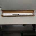 LazBlinds No Tools No Drill 1" Vinyl Mini Blinds, Cordless Blinds for Windows, Light Filtering Horizontal Window Blinds & Shades, 36" W x 36" H, White