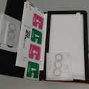 3 Pack for Samsung Galaxy S25 FE Screen Protector Tempered Glass + 3 Pack Camera Lens Protector, Military Grade Shatterproof, 9H Hardness, Fingerprint Unlock, Case Friendly 6.7 Inch