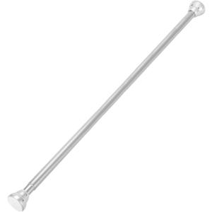 uxcell Window Curtain Rod, Tension Spring Closet Rod Shower Rod No-Drill Adjustable 42.12 to 76.77 Inch 66 lb Silver for Window Wardrobe(1.07-1.95m)