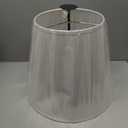 Aspen Creative 32802 Transitional Hardback Empire Shape Spider Construction Lamp Shade in White, 18" wide (11" x 18" x 15")