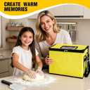 30L Dough Proofer, Folding Bread Proofing with 33-122 Temperature & 96h Timer Controller, Sourdough proofing box Heated Fermentation for Making Bread, Yogurt, Natto and Handmade Soap