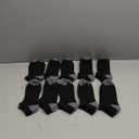 COOVAN 10 Pairs Mens Cushion Ankle Socks Men 10 Pack Low Cut Comfort Breathable Casual Socks (Small-Medium)