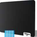 Tempered Glass Mousepad for Gaming, 19.7"x15.7" Large Hard Mousepad, 19.7L x 15.7W inches