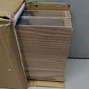 Dreamland 20Inch Floating Shelves for Wall 6.7" Deep Light Brown Set of 2