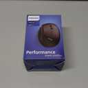 Philips Ergonomic Mouse - Vertical Mouse with 800/1200/1600 Adjustable DPI, 6 Silent Buttons Design for S/M Hands, Auto Power Saving, Light Weight, 2.4GHz Wireless Mouse for Laptop, Desktop, PC-Black