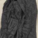 Tigeen 2 Pcs Plus Size Towel Wrap for Women Bath Wrap Towel Dress Terry Cloth Spa Robe with Straps Adjustable Closure(Black,Xxl-4xl)