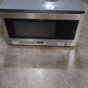Sharp R1214TY 1.5 Cu. Ft. 1100W Over-the-Counter Microwave in Stainless Steel