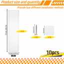 10 Pack Wall Display Case Compatible with Hot Wheels Premium Cards Cars