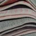 Wonnitar Modern Ombre Light Pink 9x12 Area Rug, Washable Soft Bedroom Rug Non-Slip Rugs for Living Room, Non-Shedding Large Nursery Mat, Thin Floor Carpet for Kids Playroom Dining Room (Pink, 9'x12')