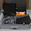 Matte Black Faucet Set Shower Head with Tub Spout and Handle System Square Wall Mount for Bathroom