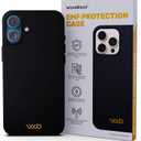WAVEBLOCK EMF Protection iPhone Case, Radiation Blocker Cell Phone Case, 5G Shield Reduction, Lightweight, USA Patented and Tested in FCC Lab, iPhone 16 Plus Black Matte
