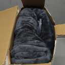 Westinghouse Electric Blanket Twin, Heated Blanket Twin Size with 10 Heating Levels and 1 to 12 Hours Heating Time Settings, Flannel to Sherpa Reversible, Machine Washable (62" x 84", Charcoal)