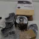 Kusini Smores Maker Tabletop Indoor - Flameless Electric Marshmallow Roaster  4 Detachable Trays & 4 Roasting Forks  Gift Set & Date Night Idea. Movie Night Supplies & Housewarming Gift