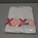 MARZXIN Women 2026 Casual Holiday Love Sweaters Round Neck XOXO Sweater St Patrick Tops Merry Christmas Heart Sweatshirt (White, M)