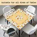 Orange Pumpkin Fall Mahjong Mat 31.5x31.5Inch