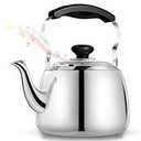 Tea Kettle, Stainless Steel Stovetop Whistling Tea Kettles 2L, Mirror Polished Food Grade Stainless Steel Tea Kettle Stovetop