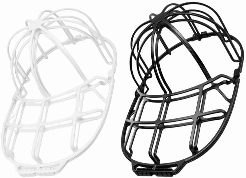 2 Pack Hat Washer Cage  Cap Shaper Protector for Washing Machine and Storage  Baseball Hat Cleaner Rack  Keeps Caps in Shape  Black & White Set