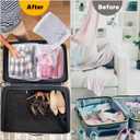 100pcs Clothing Packaging Bags for Shipping - 10x13 Inch Plastic Frosted Bags for Travel Storage or Small Businesses- Zipper Apparel Bag for Shirts, Socks, Underwear, and Documents -No Vent Holes