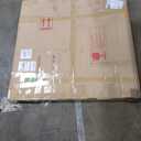 Black Bathroom Mirror for Wall, 42x42 Inch Wall Mounted Rectangle Mirrors with Metal Frame, Large Modern Vanity Wall Square Mirror for Bathroom Living Room, Entryway