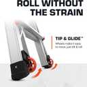 Little Giant Ladders, Velocity with Wheels, M17, 17 Ft, Multi-Position Ladder, Aluminum, Type 1A, 300 lbs Weight Rating, (15417-001)