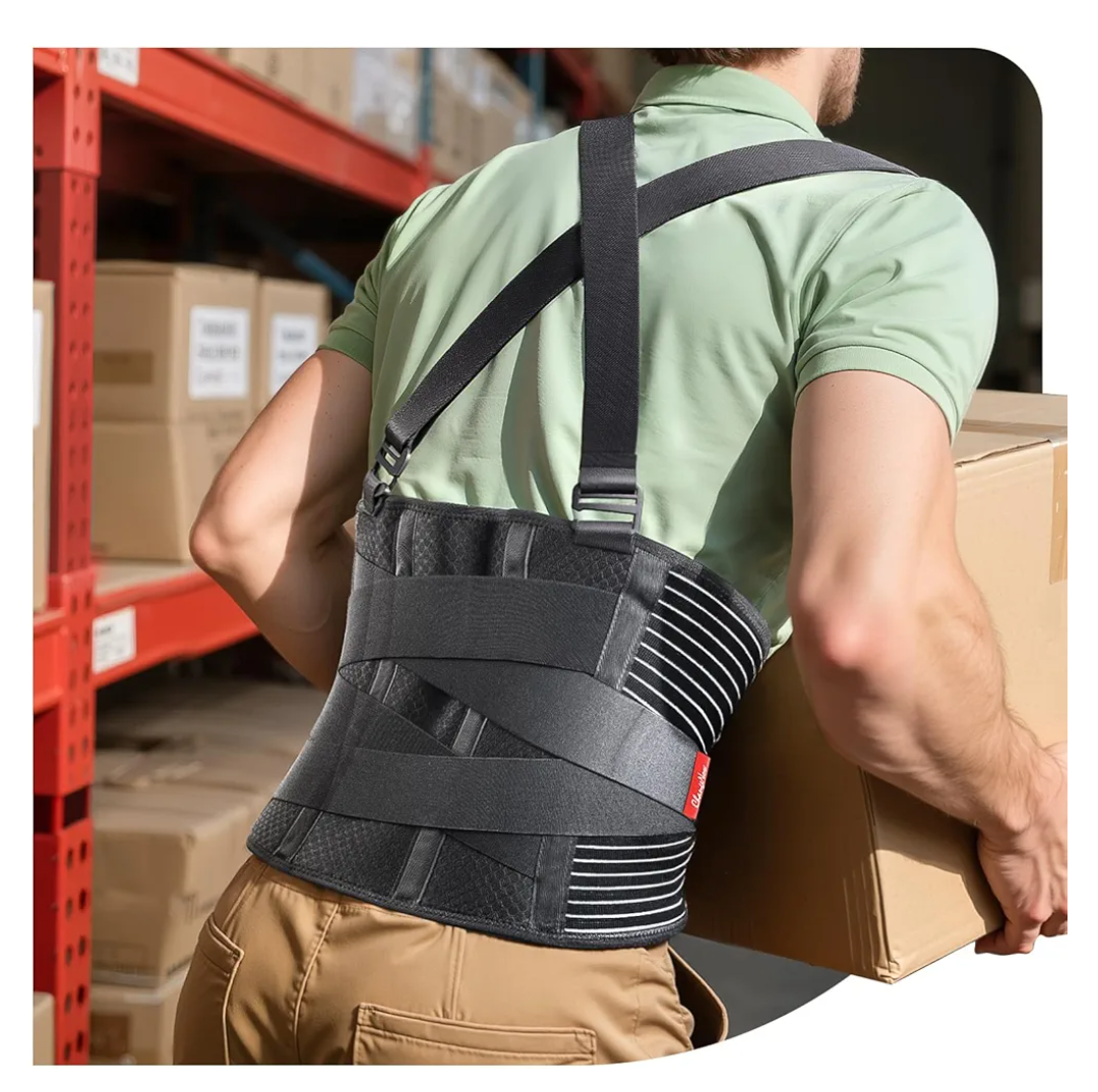 Posture Corrector for Women & Men, Back Brace Advanced Full Back Support for Upper & Lower Back Pain Relief, Spine, Neck, and Hump, XStyle Medical Grade Lumbar Support System with Adjustable Shoulder Straightener and Breathable Design for Long Sitting (Medium, Black)