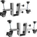 Door Installation Tool Kit, Heavy Duty Door Lifter Dolly with Rotating for 0.8 to 2.4 inch Pre-Hung, Slab, and Front Doors, Steel Door Dolly Installation Tools Used for Commercial & Residential Use