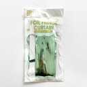Bright rain Curtain Tassel for Party, Festive Birthday Background Wedding Decoration Curtains 1M*2M Light Green, Pack Of 2