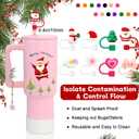 2025 Advent Calendar 24-Day Christmas Countdown Calendars, Including Water Bottle Handle, Silicone Boots, 10 mm Straw Cover Topper Cap, Suitable for Girls Adults as Christmas New Year Surprise Gift