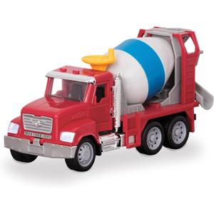 Driven by Battat 7-Inch Cement Truck Toy with Lights & Sounds, Movable Parts, Construction Vehicle for Boys & Girls, Durable Design, Realistic Details 3+ Years Toy for Kids
