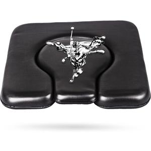 MINIVON PU Commode Chair Cushion Universal Fit, Thick Sponge Padded Soft Pad for Bedside Commode Seat Toilet Chair, Waterproof Cover Shower Seat Wheelchair, U Shape C Shape for Elderly