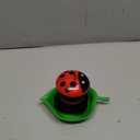 Vigar Ladybug Palm Dish Scrub Brush with Holder, Perfect Kitchen Brushes for Dishes, Sink Brush and Cleaning Brushes for Household Use, Red, Green