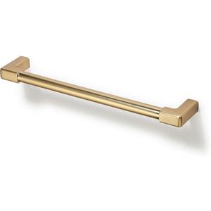 TUNNY 10 Pack Classic Solid Cabinet Handles-5"/128mm Screw Spacing Champagne Bronze Furniture Hardware Handles for Bathroom Dresser Kitchen Cabinets Bedroom Cabinet Pulls