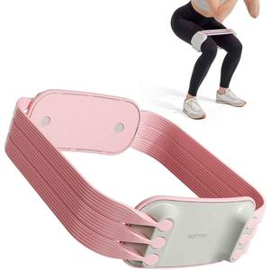 YOTTOY Adjustable Resistance Band Set,2060 lbs with 6 Latex Bands,Exercise Bands for Home Gym, Workout Bands for Legs & Glutes, Elastic Bands for Exercise, Stretch Bands for Fitness Training (Pink)