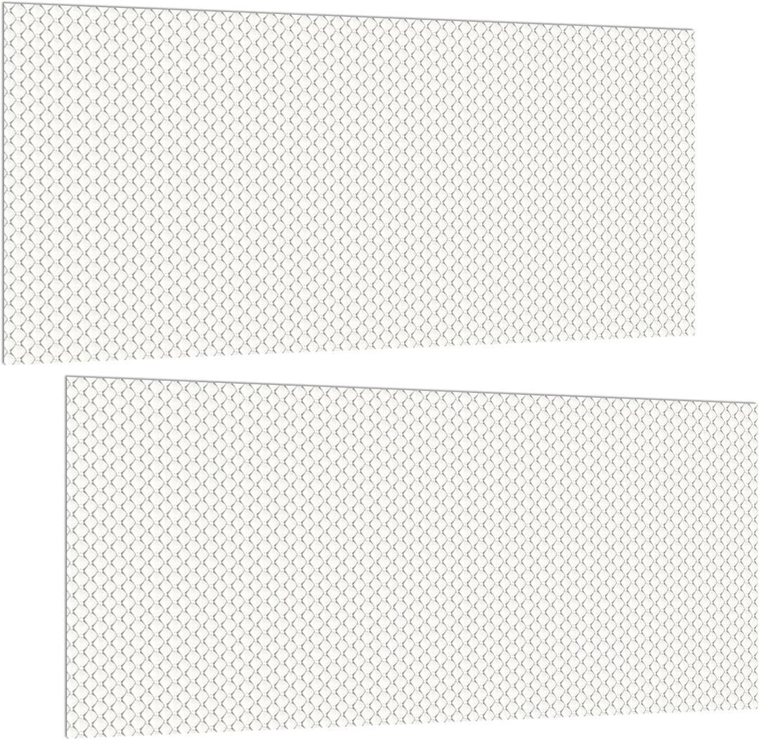Pangda 2 Pack Replacement Fluorescent Light Covers 22.5 x 46.5 Inch Clear Acrylic Ceiling Lighting Panel Flat Sheet for Overhead Fixtures