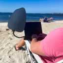 TopShade Laptop Sun Shade - Flexible, Adjustable, and Portable