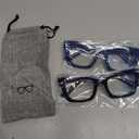 Hubeye Progressive Reading Glasses For Women Fashion Style Blue Light Blocking Computer Multifocus Square Reader