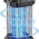 Bug Zapper Outdoor, 4200V Electric Mosquito Zapper Indoor, Insect Fly Zapper Waterproof with 5ft Power Cord, Mosquito Killer for Home, Patio, Kitchen, Backyard, Camping, Plug-in