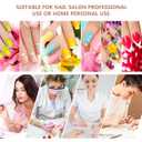 NOLITOY Manicure Pen Set 6Pcs Double-Headed Nail Art Pens for Precise Dotting Drawing and Gel Polish Detailing in Salon and Home Use