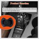 Key Fob Holder Insert for Cup Holder, Compatible with 2021, 2022, 2023, 2024 2025 Ford Bronco Sport, Does not fit Full-Size Bronco, Fits in The Gap Between Cup Holders Vertical Key Holder, 1 Pc