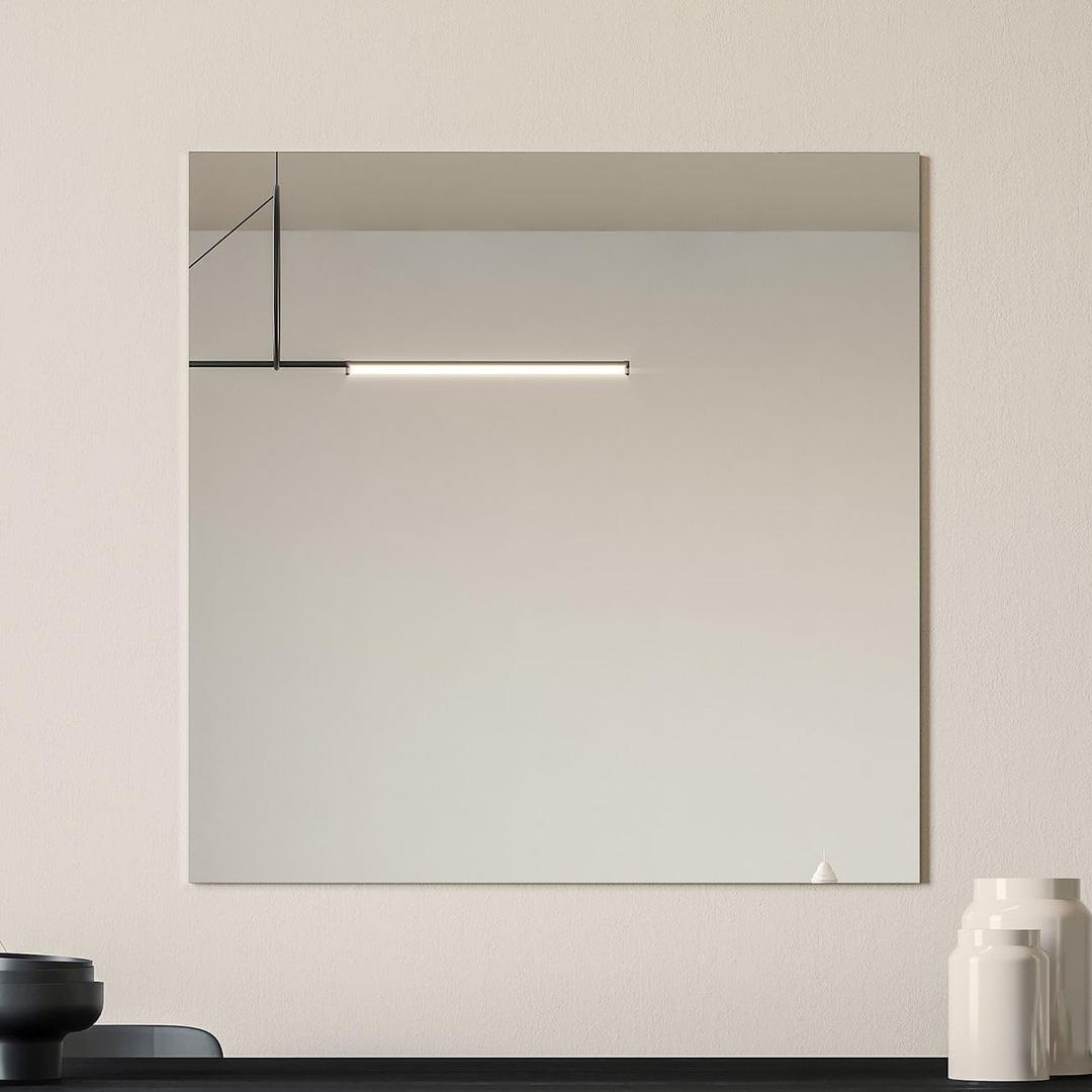 Eviva Sleek 30" x 30" Square Frameless Mirror