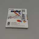 TFIVE Metallic Paint Markers - 8 Colors Oil Based Permanent Paint Pens, Waterproof, Non-Toxic, Medium Tip Metallic Markers for Black Paper, Metal, Glass, Rock, Plastic, Wood, Canvas, Ceramic, Pumpkin