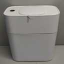 MOPALL Automatic Motion Sensor Bathroom Trash Can with Lid, 3 Gal Touchless Trash Can Auto-Adsorption Garbage Can, Slim Smart Trash Bin Waterproof Waste Basket for Bedroom, Kitchen, Office, Toilet, RV