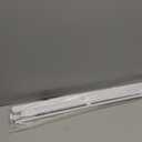 LazBlinds No Tools No Drill 1" Vinyl Mini Blinds, Cordless Blinds for Windows, Light Filtering Horizontal Window Blinds & Shades, 27" W x 36" H, White