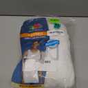 Fruit of the Loom Men's Sleeveless Tag Free Moisture Wicking Tank A-Shirt (White, XL)